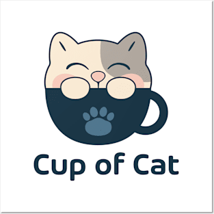 Cup of Cat Posters and Art